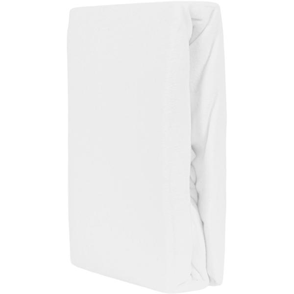 Soft micro-fleece fitted sheet 90-100x200 cm, Sanfor Knit: Fluffy-soft for box-spring bed & mattress – warm, breathable & easy-care