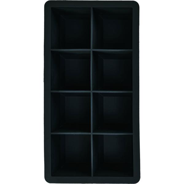 2 Stamperia In Silicone Per Cubetti Di Ghiaccio Da 4,5 Cm – 12 Pezzi Totali, Colore Nero