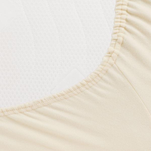 Fitted sheet for waterbed & box-spring bed 180-200x200-220 cm, Sanfor Knit & OEKO-TEX: 100% microfibre – soft, breathable & easy-care 