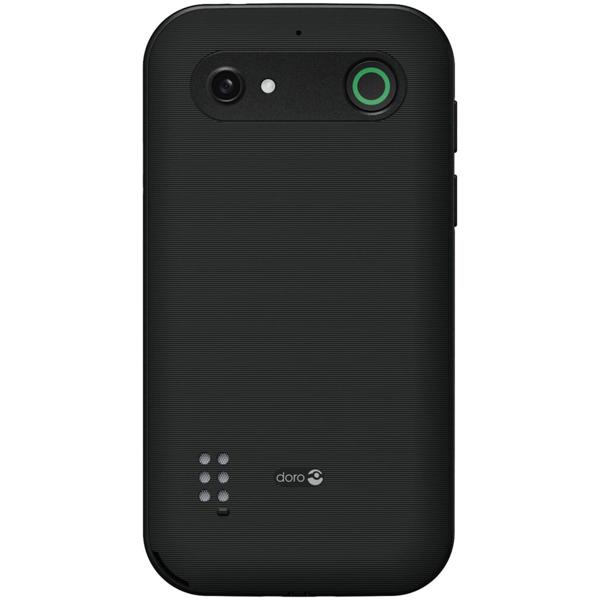 Doro Leva E10 LTE cellulare con tastiera – cellulare per anziani con tasto d’emergenza, base di ricarica, fotocamera, torcia e radio per un utilizzo semplice, nero
