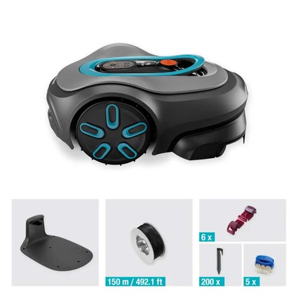 Gardena smart SILENO pro 600 m² robotic mower – quiet lawn-mowing robot with app control, edge mowing & battery for a perfect lawn finish