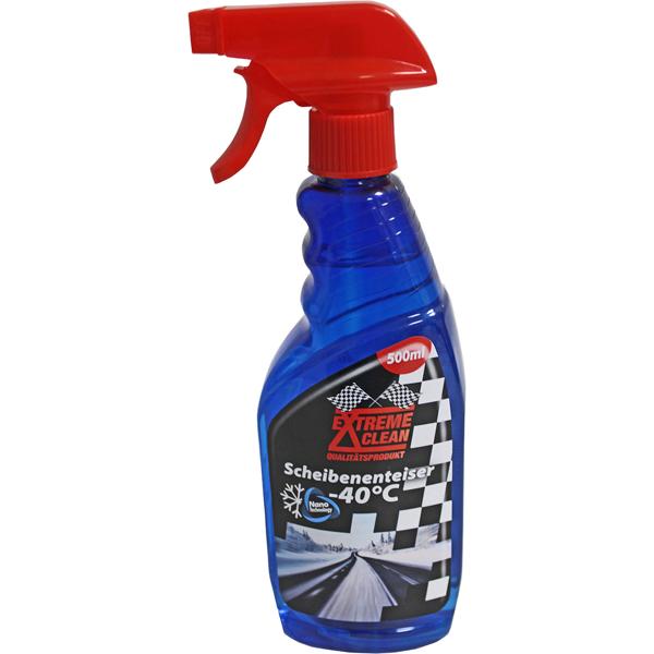 Auto Scheibenenteiser Spray 0,5 L bis -40 °C: Effektives Enteiserspray für Autoscheiben – Blitzschneller Scheibenenteiser für den Winter