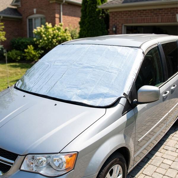 Windschutzscheiben-Abdeckung für Vans und SUVs, verlässlicher Frostschutz und Hitzeschutz sowie vielseitige Auto-Unterlage