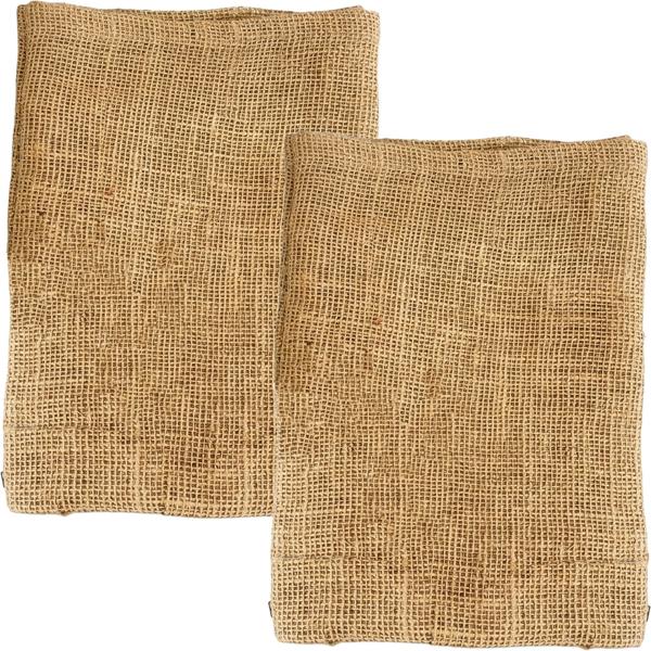 2er-Set Robuster Winterschutz-Jutesack 50x80cm für Pflanzen & Rosen, umweltfreundlich, extrem strapazierfähig, wiederverwendbarer Frostschutz