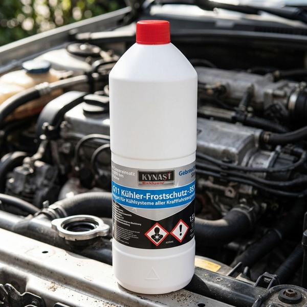 Car radiator protection G11, 1.5 L antifreeze: concentrate down to -35°C for aluminium radiators, engine cooling, corrosion protection & overheating protection