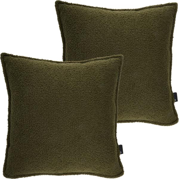 2er-Set Heizkissen 45x45 cm für Rücken, Schulter & Nacken: Angenehm, elektrisch und warm: Gemütliches Wärmekissen mit Powerbank, Grün