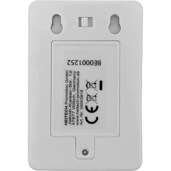 LED sensor light with dusk and motion sensor, COB LED 150 lumens cool white, 3 light modes, incl. 3x AAA, wall-mounted or freestanding