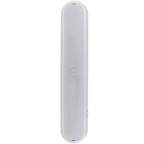 LED-Sensorlicht Leiste mit Dämmerungs- und Bewegungssensor, 160 Lumen Kaltweiss, bis 3 m, 120°, 3 Lichtmodi, inkl. 4x AAA, Klebemontage