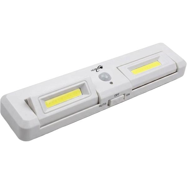 COB LED light bar with motion sensor, 180° at 4 m, adjustable light output, ABS housing, cupboard light, incl. 3x AA batteries