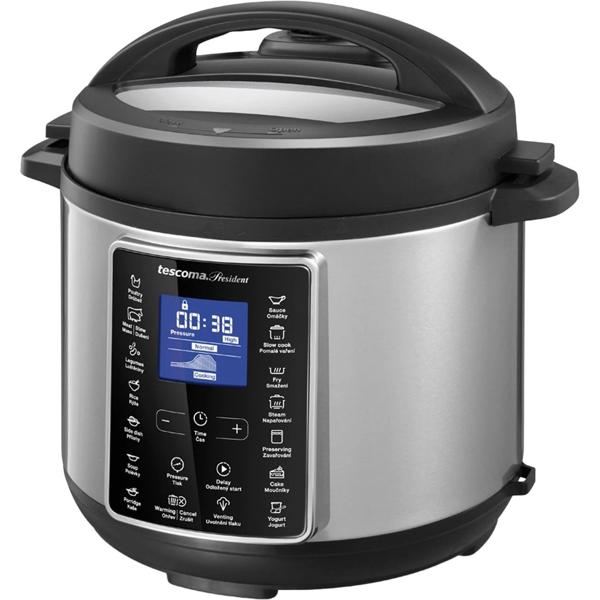 Electric multi pressure cooker 5.5 l with pressure & special programmes, 14-in-1 multifunction pot with recipe booklet & accessories, 5.5 litres