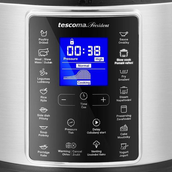 Electric multi pressure cooker 5.5 l with pressure & special programmes, 14-in-1 multifunction pot with recipe booklet & accessories, 5.5 litres