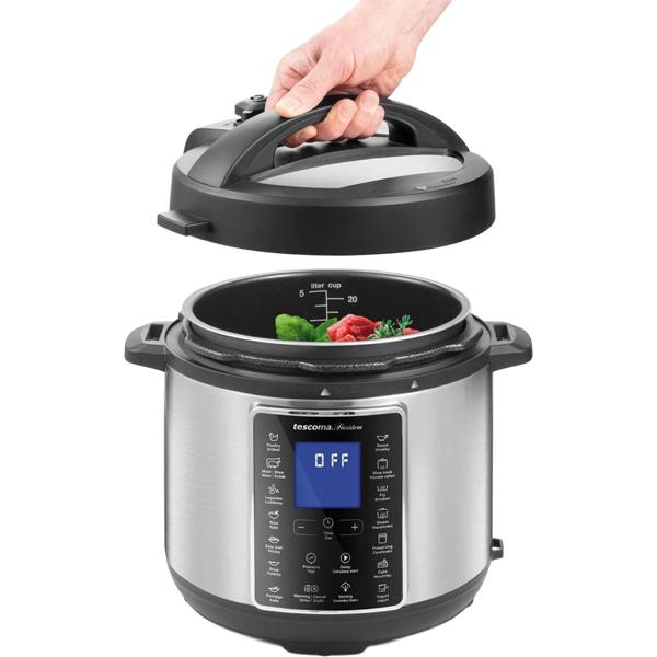 Electric multi pressure cooker 5.5 l with pressure & special programmes, 14-in-1 multifunction pot with recipe booklet & accessories, 5.5 litres