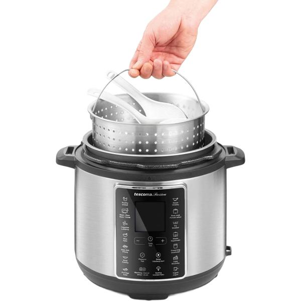 Electric multi pressure cooker 5.5 l with pressure & special programmes, 14-in-1 multifunction pot with recipe booklet & accessories, 5.5 litres