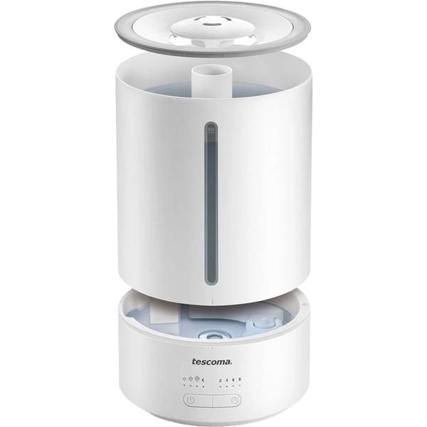 Ultrasonic humidifier 4.6L for large rooms up to 30 m² – Quiet room humidifier with aromatherapy, cool mist, timer & night mode