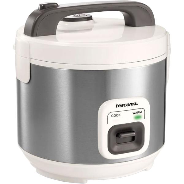 Professional 2‑litre rice cooker with keep-warm function & steaming insert – compact steamer for rice, vegetables, fish & meat
