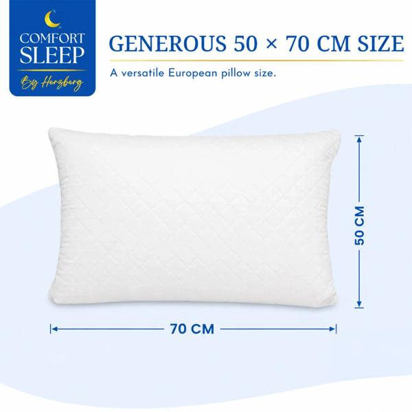 Oreiller en mousse à mémoire de forme 50x70 cm, mi-ferme, microfibre matelassée respirante, s’adapte à la tête et à la nuque, pour dormeurs sur le côté, sur le dos ou sur le ventre