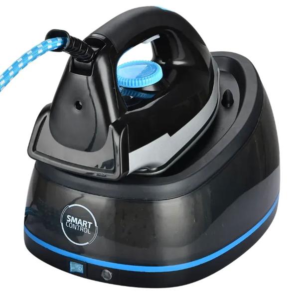 Fer à vapeur Force Titanium avec centrale vapeur 2400 W, 5 bar, 120 g/min de vapeur, vapeur verticale, anti-goutte, anti-calcaire et auto-nettoyage