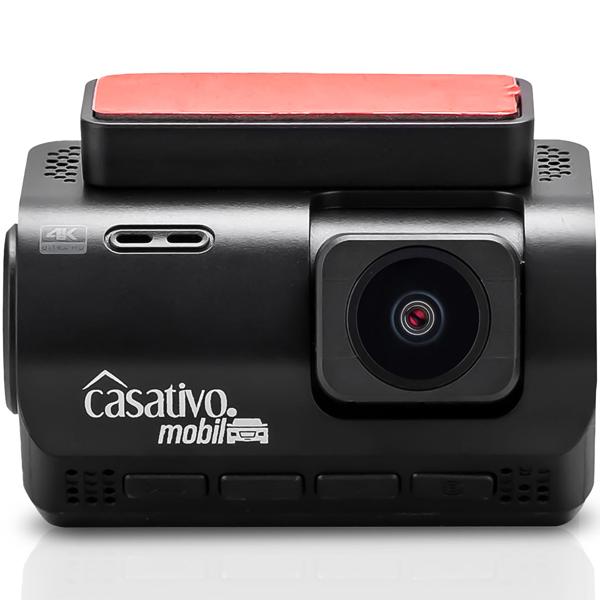 Telecamera da cruscotto 4K UHD per auto con GPS, telecamera per auto - visione notturna a colori, sensore a colori Sony, sensore G, WDR Wide Dynamic Range, WLAN e app, display a colori, 140