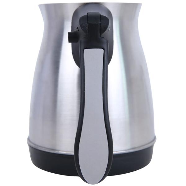 Elektrische türkische Kaffeemaschine 600 W, 0,5 L Mokkakanne aus Edelstahl, 360° Sockel, klappbarer Griff, Abschaltautomatik, Cezve elektrisch