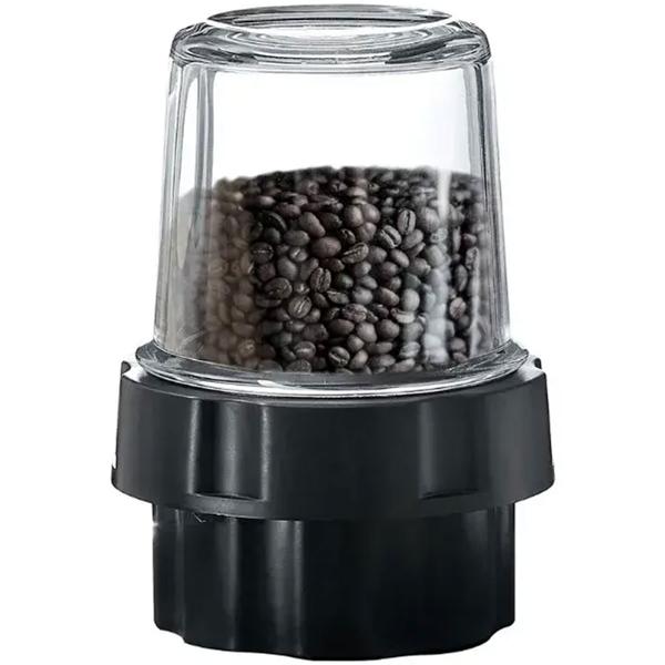 2-in-1 blender with 1.5 L glass jug and 0.4 L grinder, 800 W, 5 speeds & pulse function, crushes ice, spice & coffee grinder, stainless steel, red