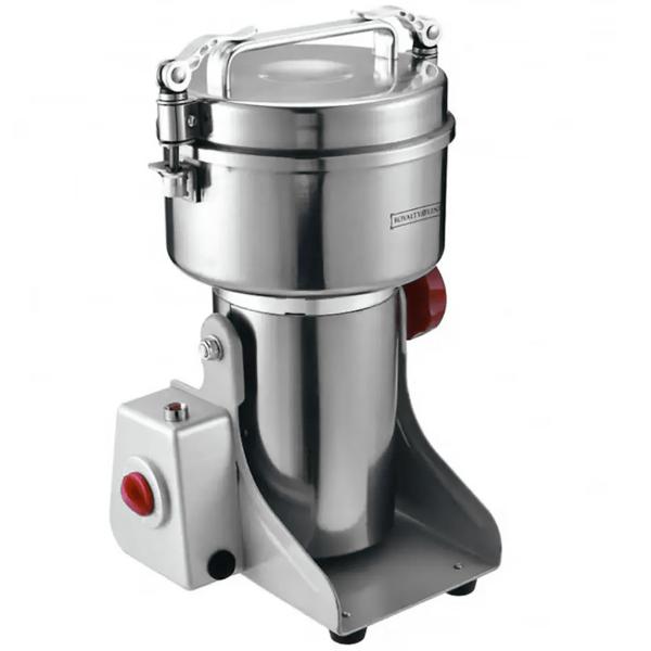 Getreidemühle elektrisch 2000 W, 800 g, Edelstahl, Mahlgrad 50-300 Mesh einstellbar, Gewürzmühle für Mehl, Kräuter & Getreide