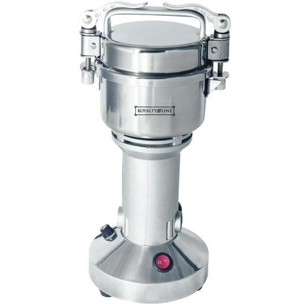 Elektrische Getreidemühle 850 W aus Edelstahl, 150 g, 28.000 U/min, 6 Klingen, für Mehl, Gewürze, Kaffee & Kräuter, mit Sicherheitsdeckel