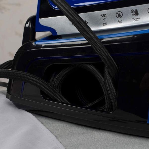Centrale vapeur 2300 W avec semelle en céramique, réservoir d’eau amovible 1,2 L, 50 g/min de vapeur, vapeur verticale, 5 programmes de repassage, protection contre la surchauffe