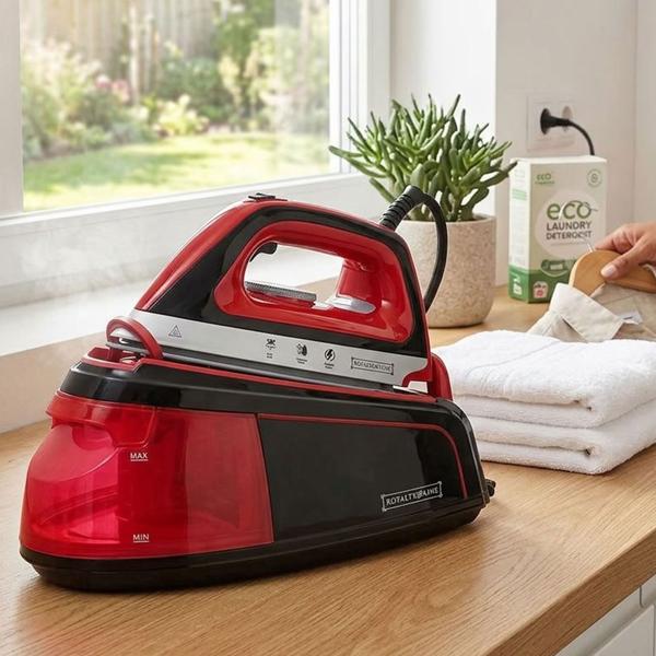 Centrale vapeur 2300 W avec semelle en céramique, réservoir d’eau amovible 1,2 L, 50 g/min de vapeur, vapeur verticale, 5 programmes de repassage, protection contre la surchauffe