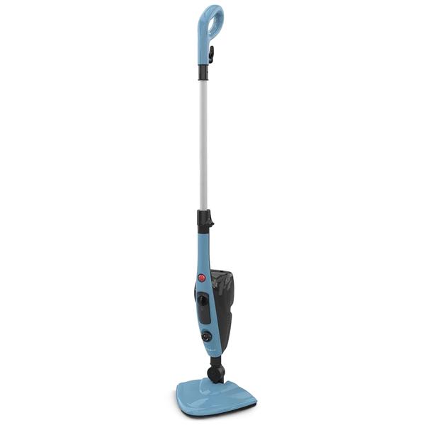 Dampfreiniger Dampfmopp 1500 W mit Zubehörset, Dampfbesen mit 550 ml Wassertank, 110 °C Dampf, schwenkbarem Dreieckskopf und 5 m Kabel für alle Böden