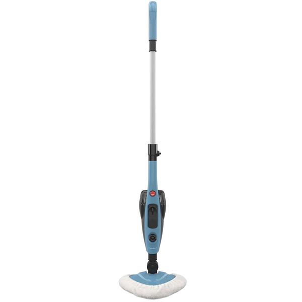 Dampfreiniger Dampfmopp 1500 W mit Zubehörset, Dampfbesen mit 550 ml Wassertank, 110 °C Dampf, schwenkbarem Dreieckskopf und 5 m Kabel für alle Böden
