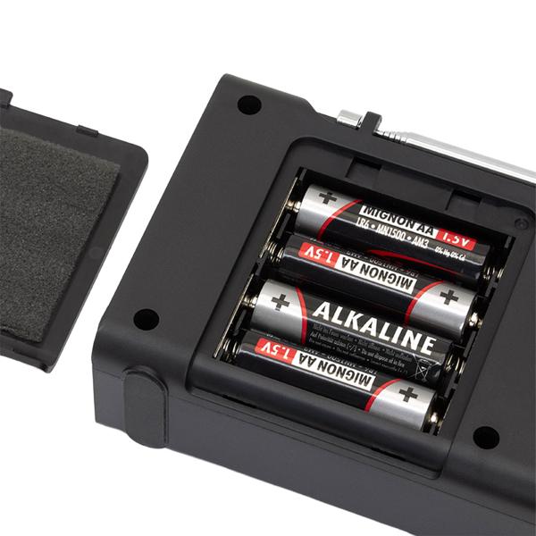 DAB+ Radio tragbar mit Bluetooth und Weckfunktion, Digitalradio DAB+ und UKW, Farbdisplay, 2 Weckzeiten, Netz- oder Batteriebetrieb, schwarz