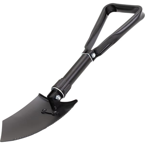 Robuster Klappspaten mit Sägezahnung & Tasche – Vielseitige Feldschaufel aus Kohlenstoff-Stahl für Camping, Outdoor & Garten 