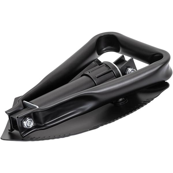 Robuster Klappspaten mit Sägezahnung & Tasche – Vielseitige Feldschaufel aus Kohlenstoff-Stahl für Camping, Outdoor & Garten 