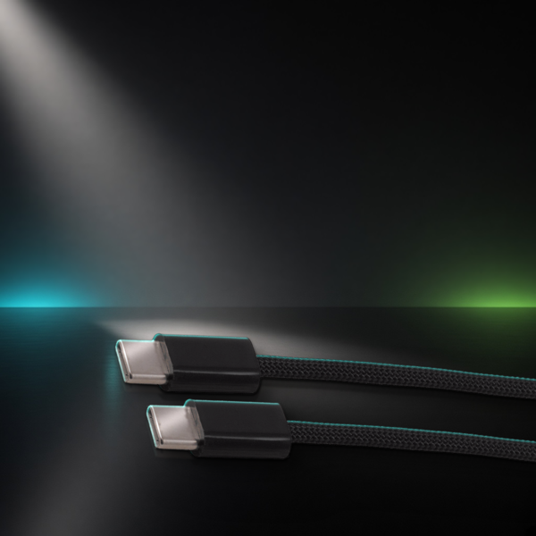 USB-C Kabel 1 m schwarz 240W, USB-C auf USB-C Ladekabel mit Nylon Textilmantel, PD 3.1 Schnellladekabel und Datenkabel USB 2.0 für Laptop und Handy