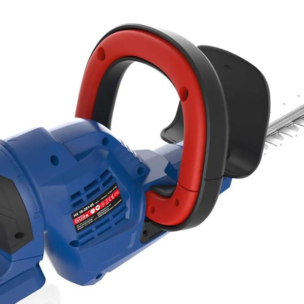 Akku Heckenschere 18V mit 51 cm Schnittlänge, kabellose Heckenschere mit Diamantschliff Messern und drehbarem Griff, ohne Akku und Ladegerät