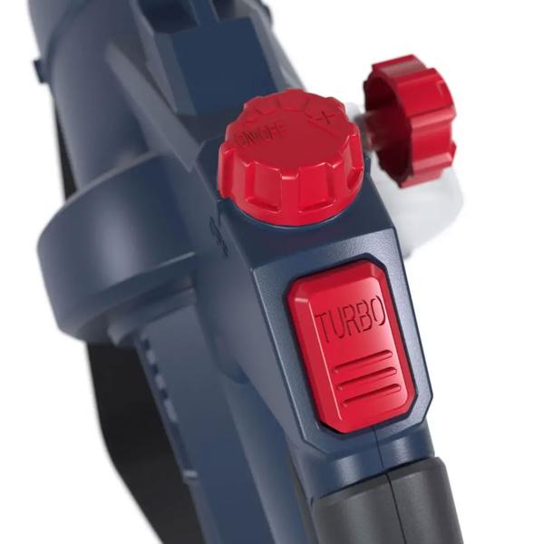 Aspirateur de feuilles sans fil 36 V avec broyeur, souffleur et aspirateur de feuilles 3 en 1 avec turbo, sac 45 l, roulettes et sangle d’épaule, sans batterie ni chargeur