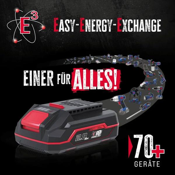 Akku 18V 4,0 Ah Li-Ion Ersatzakku 72 Wh, leistungsstarker Wechselakku für Akkuwerkzeug und Akku Gartengeräte, lange Laufzeit, ohne Ladegerät