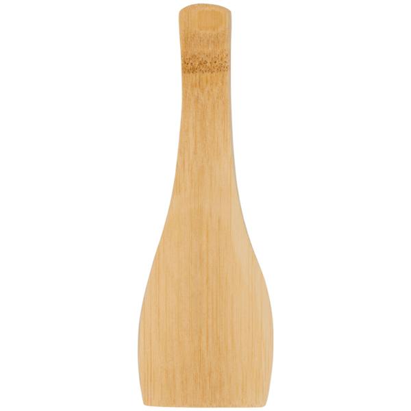 4er Set Raclette Spatel, 13,5 x 4 cm, Raclettespachtel aus Bambus, schonender Holzschaber für beschichtete Raclette Pfännchen und Grillplatten