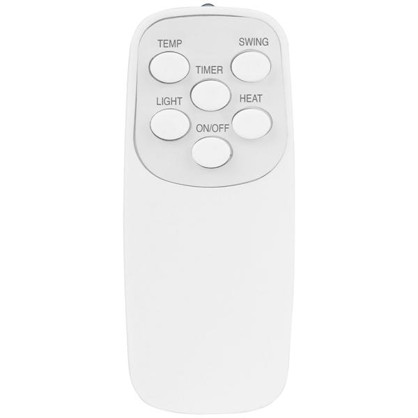Chauffage soufflant sans rotor 2000 W, chauffage soufflant PTC en céramique sans pales avec télécommande, thermostat, oscillation à 45°, minuteur et lumière d’ambiance, argent