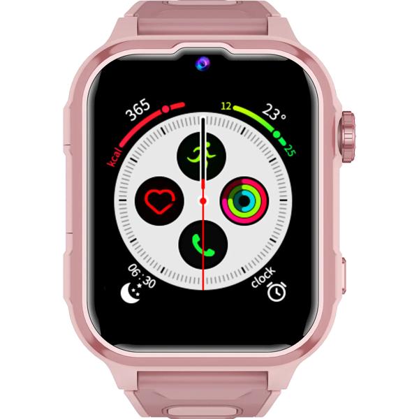 Smartwatch enfant avec GPS montre téléphone 4G – Montre traceur GPS fiable pour l’école, les loisirs & le sport – appel SOS & appels vidéo, IP65