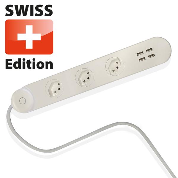 Multiprise connectée, 4x USB, compatible Alexa/Assistant Google, 10 A