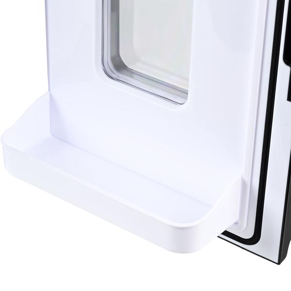 Mini‑frigo mobile 14L avec fonction froid/chaud – petit frigo de voiture 12V 230V, mini‑frigo avec fenêtre de visualisation & poignée de transport, noir