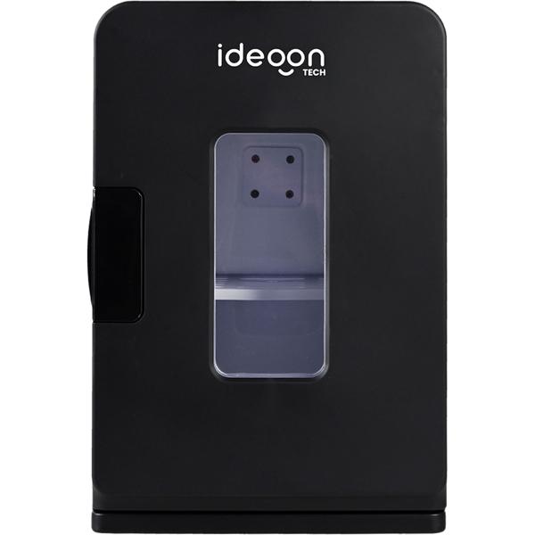 Mini‑frigo mobile 14L avec fonction froid/chaud – petit frigo de voiture 12V 230V, mini‑frigo avec fenêtre de visualisation & poignée de transport, noir