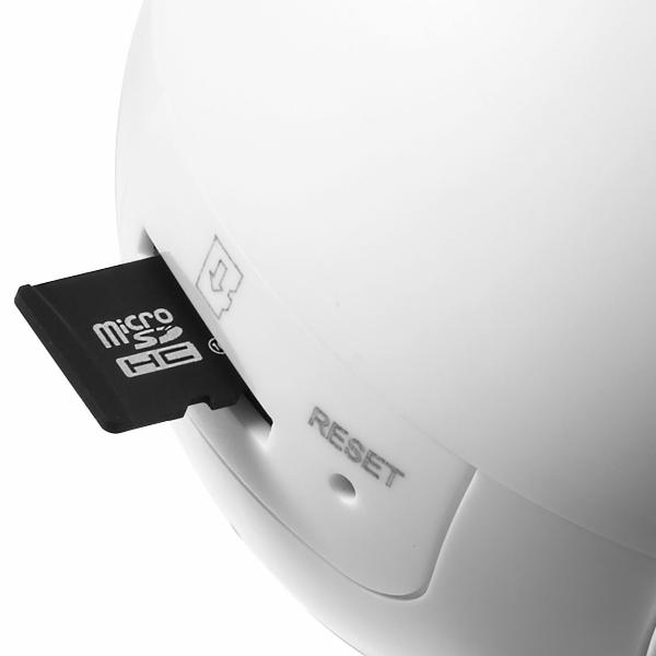 Telecamera di sorveglianza WiFi ad alta risoluzione: Full HD, sensore PIR, visione notturna, controllo tramite app - Telecamera per interni compatta (10,5 x 8 cm) per la massima sicurezza