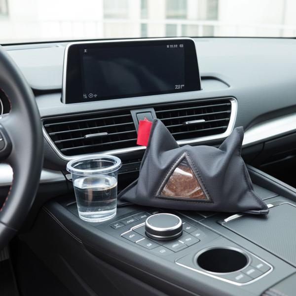 Autoentfeuchter wiederverwendbar - Gegen beschlagene Scheiben & Schimmel - 125ml Silikakristalle (Orange/Grün) - Mikrowellen/Sonnen-trocknung