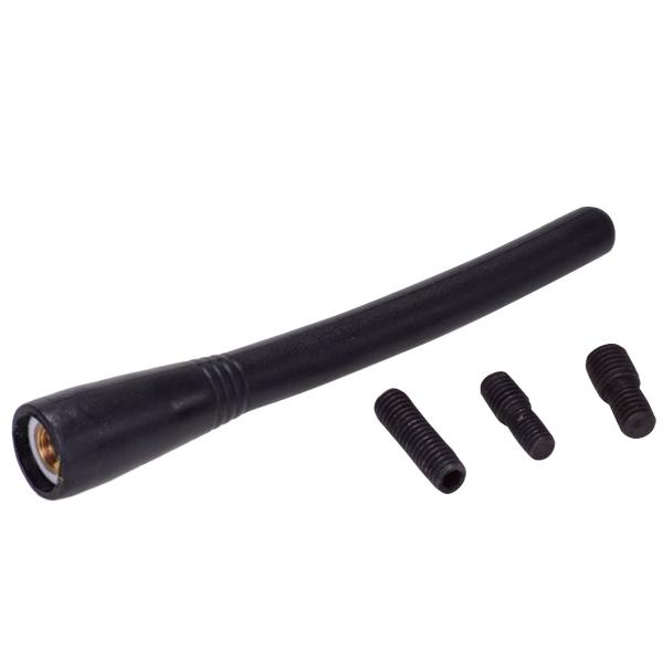 Short rod car radio antenna for M5, M6, M7 thread, 10.5cm