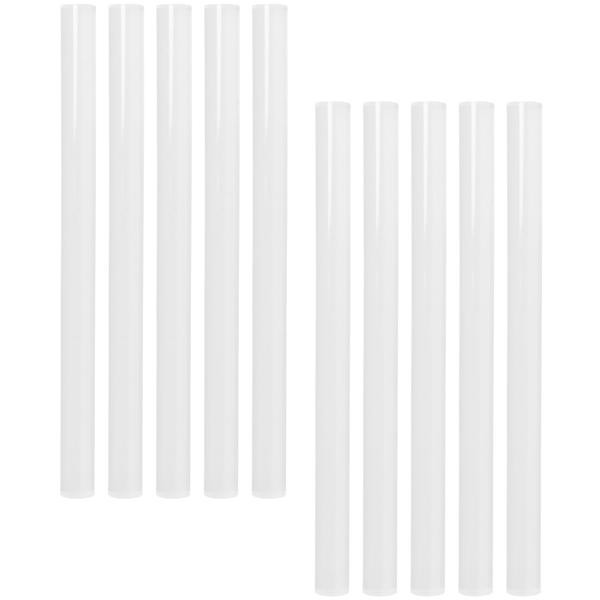 Heisskleber Patronen 50 Stück - Polyvinyl Klebesticks 15x1.1cm - Für Heissklebepistole, Basteln, Fixieren, Dekorieren - Transparent
