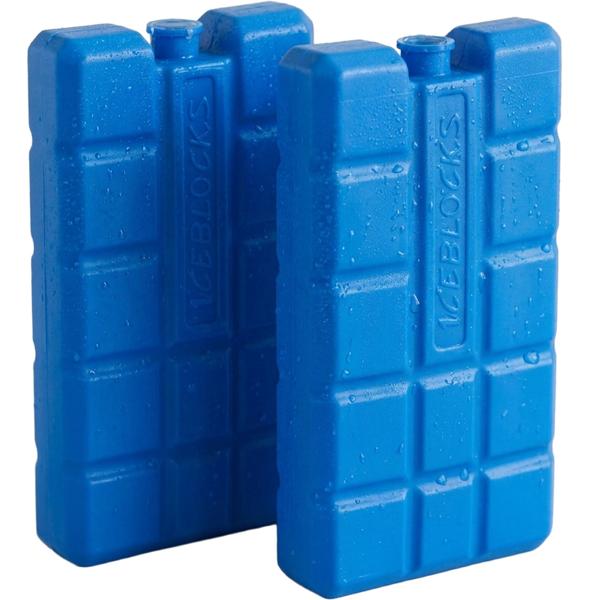 Elementi refrigeranti set da 24 – accumulatori di freddo da 200 g per borsa frigo e cassetta termica – Piccoli ghiaccioli per fuori casa, campeggio e picnic – Blu, raffreddamento di lunga durata