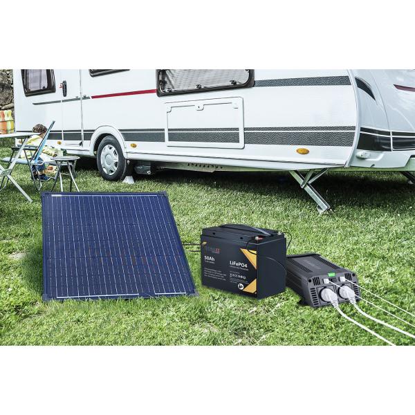 Leistungsstarkes 50W Solarpanel: Monokristalline Zellen, USB-Laderegler 10A – Mobile Energie für ultimative Unabhängigkeit & höchste Leistung