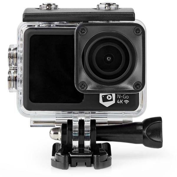 4K Dual-Screen Action Cam: Ultra HD, 30fps, 16MP, Wi-Fi, 30m waterproof & app control. Razor-sharp footage for every adventure